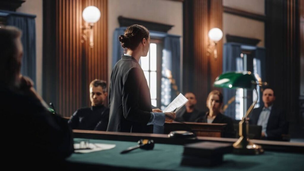 Client meeting a lawyer about a protective order
