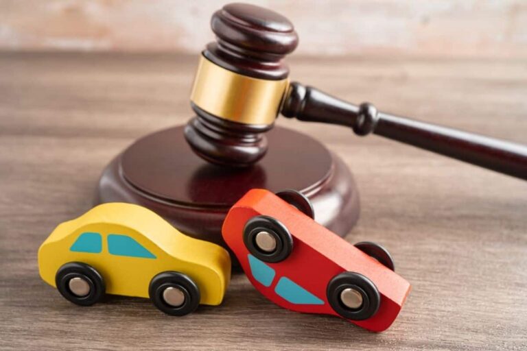 Car accident scene